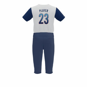 ชุดเบสบอลและซอฟต์บอลโพลีเอสเตอร์แบบกำหนดเองขายส่ง OEM เสื้อผู้ชายระบายอากาศได้ดี ลายพิมพ์ดีไซน์สวยงาม ชุดเปล่าสำหรับผู้ใหญ่ - Product Image 2