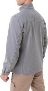 Proveedor de chaqueta Softshell personalizada para hombre, chaqueta de senderismo al aire libre ligera y transpirable a prueba de viento, PRODUCCIÓN DE FÁBRICA de alta calidad - Product Image 4