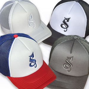 Fabricant vietnamien Casquette de camionneur brodée au look vintage Casquette en maille pour hommes et femmes - Product Image 4