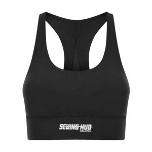 เสื้อชั้นในกีฬาสำหรับผู้หญิงแบบขายส่ง รองรับแรงกระแทกสูง ยืดได้สี่ทิศทาง ระบายอากาศได้ดี ผลิตจากวัสดุสแปนเด็กซ์/ไนลอน ปรับได้ ด้านหลังเปิด - Product Image 5