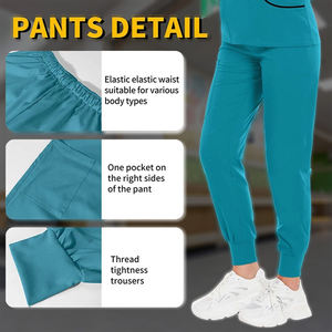 Nuevo Diseño OEM, Uniformes de Enfermería de Manga Corta para Hospital, Conjuntos de Uniformes Médicos Personalizados, Traje de Enfermería de Alta Calidad - Product Image 4