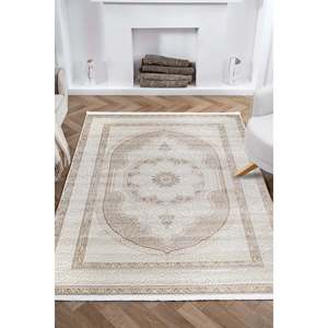 พรมปูพื้นโพลีโพรพิลีนและโพลีเอสเตอร์40% 60% สีเบจสำหรับห้องเรียนห้องนอนของเด็กหรือทางเข้า - Product Image 1