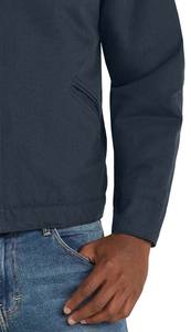 Custom Design Embroidered Canvas Work <b>Jacket</b> Full Zip up Breathable Casual Vintage Washed <b>Denim</b> Working Wear <b>For</b> <b>Men</b> - Product Image 5