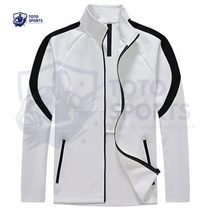 Ensemble de survêtement pour homme, léger, confortable, coupe ajustée, respirant, meilleur fournisseur, veste et pantalon personnalisés avec fermeture éclair, pour toutes les saisons - Product Image 2