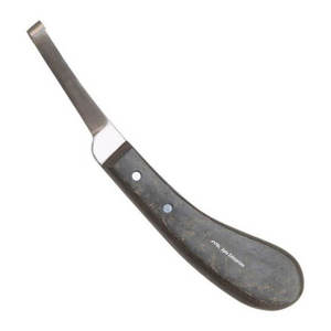 Couteau à sabots professionnel en acier inoxydable réutilisable à lame large, outil de précision robuste pour la coupe des sabots, conçu pour les farriers - Product Image 1