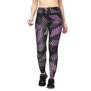 Legging de cintura alta para mujer, con efecto push-up Pantalones deportivos, patrón sólido, talla grande, tipo de cintura media - Product Image 1