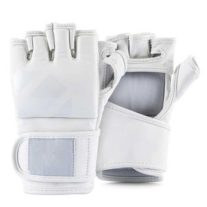 PU <b>Leather</b> MMA Grappling Gloves Shock Absorbing Shooter Gloves for Sports Training <b>Punch</b> Bag Sparring Boxing Martial Arts - Product Image 1