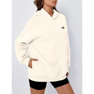 Sweat-shirt à capuche en coton lourd surdimensionné 500GSM, épaules tombantes, manches longues, streetwear, pull pour la vente en gros - Product Image 3