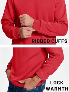 Sweat-shirt d'hiver ultra confortable en tissu polaire léger, imprimé sur mesure, tendance, respirant, style streetwear contemporain - Product Image 3