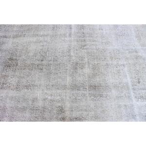 Tapis turc gris ombré en laine, 4,9 x 8,2 pieds - Product Image 4
