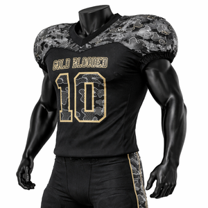 Custom American Football Uniform Set Camo Jersey and Pants Men's Team Kit Breathable <b>Compression</b> Sportswear OEM ODM - Product Image 3