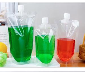 Customised Moisture-Proof LDPE Sauce Bag Supermarket Use <b>Stand</b>-up Pouch with Screen Printing for Business <b>Drink</b> & Shopping Use - Product Image 3