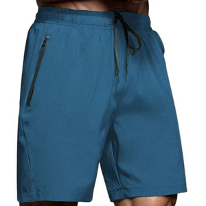 Pantalones cortos de gimnasio de estilo informal para hombre de tendencia superior hechos a medida multicolor liso teñido 100% poliéster lienzo diseño de patrón sólido - Product Image 6