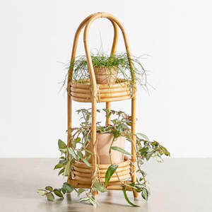 Jardinière de jardin à deux étages, produit artisanal, pots de plantes au design moderne, Pot de jardin de taille réglable pour l'intérieur et l'extérieur - Product Image 4