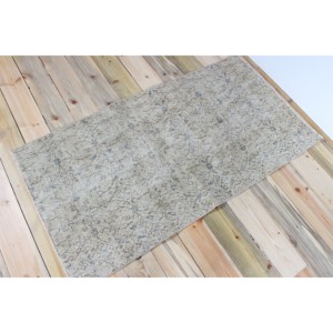 Tapis de 2,6 x 4,9 pieds, petit tapis vintage, tapis beige, tapis floral - Product Image 2