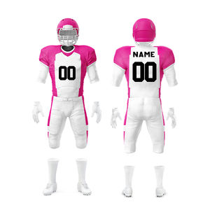 Nuevo Diseño de Uniforme de Fútbol Americano para Adultos, Alta Calidad, MOQ Bajo, Entrenamiento de Equipo, Nombre de Equipo Personalizado Directo de Fábrica - Product Image 3