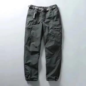 Pantalon cargo pour homme et femme, léger, respirant, écologique, en laine, imperméable, taille élastique, lavage à l'acide, hiver, extérieur - Product Image 3