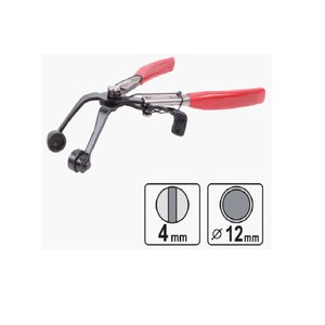 Pince de serrage de tuyau à bande plate coudée - Product Image 3