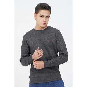 DENVOR Anti-Wrinkle Anti-Shrink Crew Neck Sweatshirt with Long Sleeves Solid Pattern Winter Wear Size XXS to 6XL Screen <b>Printed</b> - Product Image 1