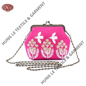 Cartera portátil elegante bordada a mano al por mayor para ocasiones formales Estilo Vintage - Product Image 5