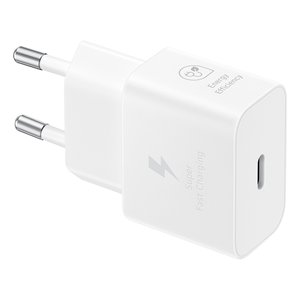 Cargador de Pared USB Tipo-C de Carga Súper Rápida de 25 W, EP T2510NWEGEU, Blanco, con Tecnología Power Delivery - Product Image 1