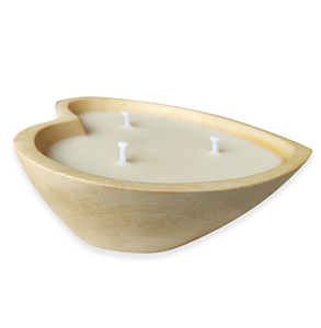 Tazón de vela de masa de madera Natural 100%, regalos decorativos de Navidad, nuevo diseñador, tazón de masa de alta calidad - Product Image 2