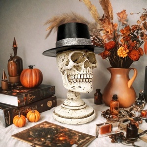 Estatua de Resina de <span class=keywords><strong>Caballero</strong></span> Vintage, Decoración Gótica Retro para Mesa de <span class=keywords><strong>Bar</strong></span>, Coleccionable de Halloween - Product Image 6