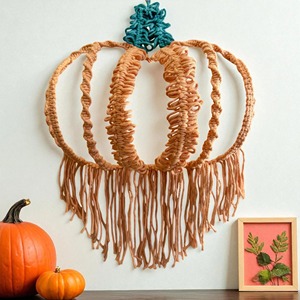 Decoración de pared de calabaza para decoración del hogar de temporada, Halloween, Acción de Gracias, elegante decoración de pared y estilo interior festivo - Product Image 1