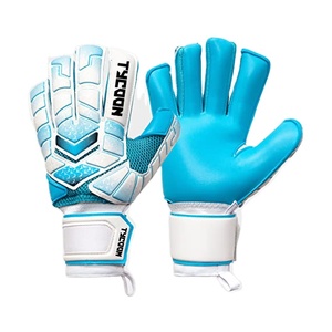 New Professional Goalkeeper Gloves With Fingertips Goalkeeper Gloves Thick Latex Smooth Football - Product Image 1