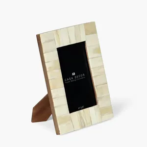 กรอบรูปโมคิวแบบโมเดิร์นฝังรูปกระดูกควายรีไซเคิลทำด้วยมือ - Product Image 2