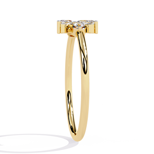 Bagues empilables pour femmes en or massif 18 carats avec diamants naturels taillés marquise et ronds, idéales pour le quotidien, les fêtes et comme cadeau - Product Image 5