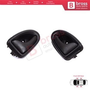BDP1528 Inner <b>Door</b> <b>Handle</b> Right Left Black Rod Type for Clio 2 Scenic Megane 1 Trafic Master 2 Mascott Logan 1 Movano Vivaro A I - Product Image 4