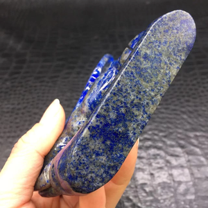 Estatua de Pegaso tallada de lapislázuli natural, escultura de cristal de unicornio para curación de Reiki, decoración a granel al por mayor - Product Image 3