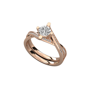 Bague solitaire en or 10 carats avec diamant brillant cultivé en laboratoire - Product Image 5