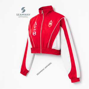 Veste coupe-vent Delta Sigma Theta légère, décontractée, tendance, imperméable, à fermeture éclair, pour femmes - Product Image 2