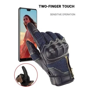 ถุงมือมอเตอร์ไซค์สำหรับผู้ชายและผู้หญิงอุปกรณ์แข่งรถมอเตอร์ไซด์พร้อมโลโก้ออกแบบเองสำหรับใช้ในการปั่นจักรยานและมอเตอร์ไบค์ - Product Image 2