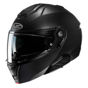 Casque modulaire HJC I91 Predator Design à visière relevable, double visière, fermeture rapide, coque en PC pour motocross et motos, état neuf - Product Image 1