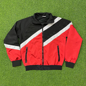 Latest Design Good Quality Men's Windbreaker Jacket with Zipper Thin Winter Windproof Windbreaker Sets Wholesale Windbreaker Set - Product Image 1