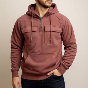 Vente en gros d'usine, sweat-shirts pour hommes sur mesure, coupe confortable, décontractés, à porter au quotidien - Product Image 4
