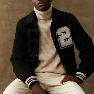 Venta caliente en la chaqueta Chaqueta de letras por encargo Logotipo personalizado Chaqueta de invierno de los hombres de letras Chaqueta de invierno - Product Image 6