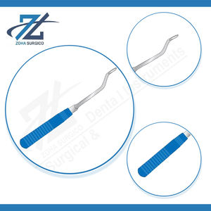 Capener Lamina Gouge à poignée inversée en acetal bleu Suregrip, 245 mm de largeur, 11 mm, en acier inoxydable, instruments chirurgicaux manuels - Product Image 4