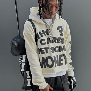 Fabricante personalizado Puff Print Washed Hoodie Logo Hombres Unisex Streetwear Algodón Peso pesado Sudaderas con capucha desgastadas Ropa de invierno - Product Image 6