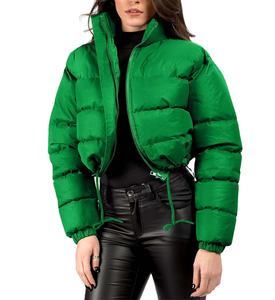 High Quality 2026 Women Thick Puffer Jacket Winter Warm Bubble Coat Cotton Filling Soft <b>Quilted</b> Padded Jacket With Custom Logo - Product Image 5