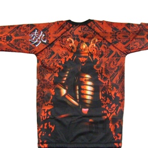 Maillot de sport Rash Guard en tissu BJJ, conception personnalisée gratuite, manches longues, polyester uni, vente en gros, sublimation personnalisée pour hommes, OEM, GSM - Product Image 1