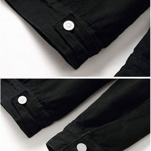 Chaqueta de Cuero para Hombre, Estilo Universitario, con Mangas de Cuero, Cuello Alto, Logotipo Personalizado, Estilo Urbano, Abrigo Cálido de Lona, Novedad de Invierno - Product Image 5