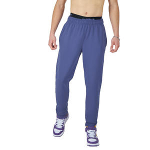 Pantalones de chándal de alta calidad al por mayor, pantalones de chándal informales de lana gruesa de primera calidad para hombre, pantalones de chándal apilados para correr para hombre - Product Image 1