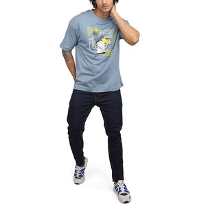 T-shirt décontracté pour homme 100 % coton, séchage rapide numérique, respirant, confortable, coupe classique, manches courtes, épaules tombantes, grandes tailles - Product Image 6