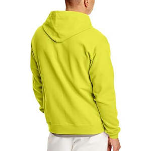 Veste à capuche zippée en polaire unie sweat à capuche à fermeture éclair sweats à capuche pour hommes nouveau style sweat à capuche kangourou en coton - Product Image 3