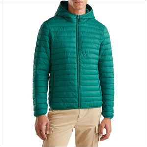 Custom Logo High Quality Canvas <b>Waterproof</b> Windproof <b>Thin</b> Hooded Bomber <b>Jackets</b> Men Adults Solid Zipper Front High Street Winter - Product Image 6