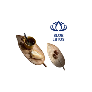 Blue Lotus Farm Personnalisé Plat En Bois Vaisselle Écologique Vintage Décoration Vietnam Restaurants Ustensiles De Cuisine Cuisson Gâteau - Product Image 1
